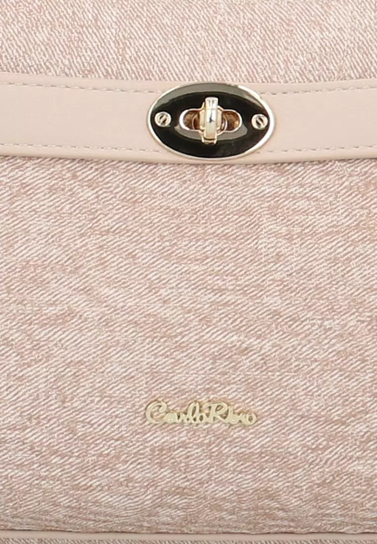 CR Amelia 2-Way Shoulder Bag - Nude