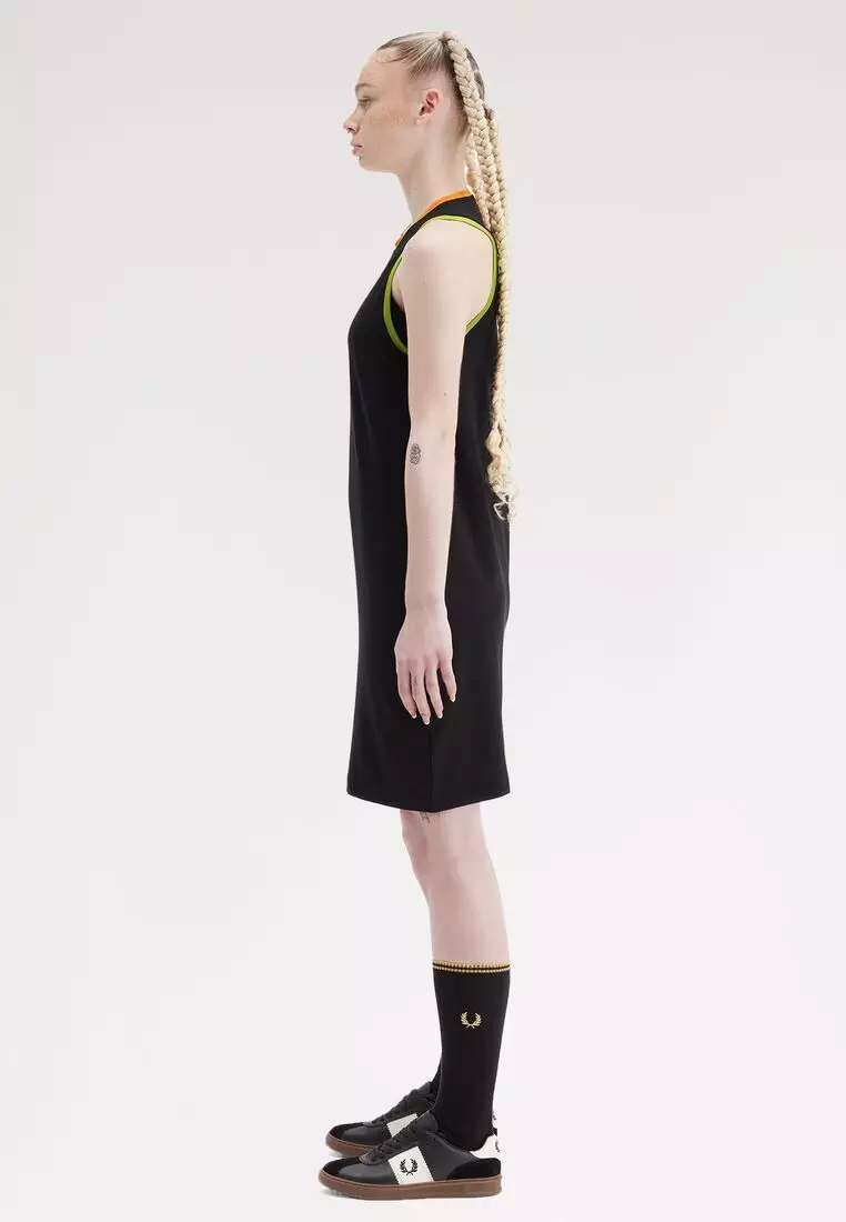 Buy Fred Perry Fred Perry D9179 Racerback Black Tennis Dress
