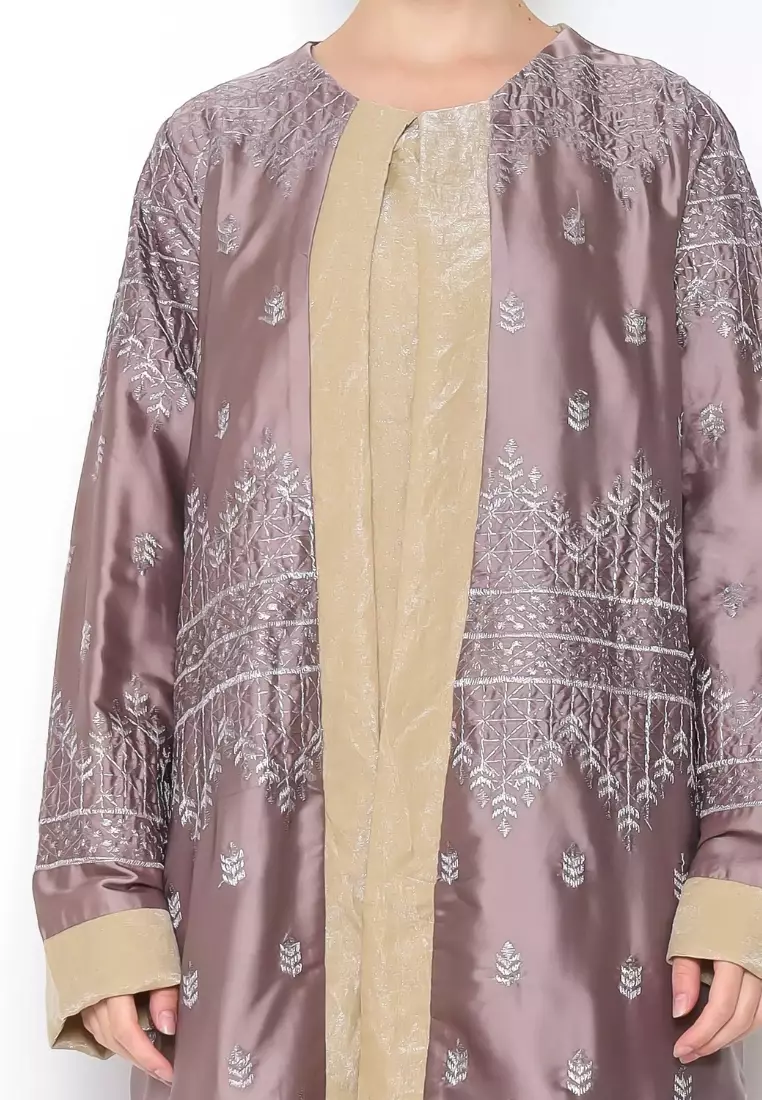 Rinjanie Batik x Senorita - Gamis Ramadhani Bordir - Gamis Raya - Gamis bordir syar’i - Gamis Elegan - Embroidery Dress - PDEU - CT