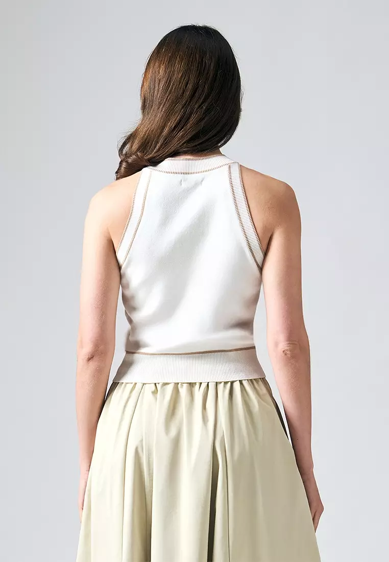 Halter Top with Tipping