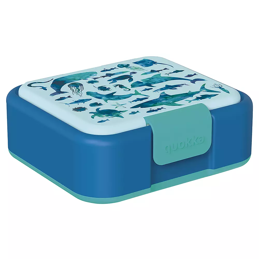 Bundling Set Quokka Sandwich Box & Quokka Ecozen Bottle Ice With Strap Sea Animals 430ml - Tempat Makan - Botol Minum Anak