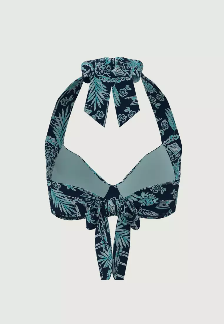 Tropadelic Days Jade Knot Front Bikini Top