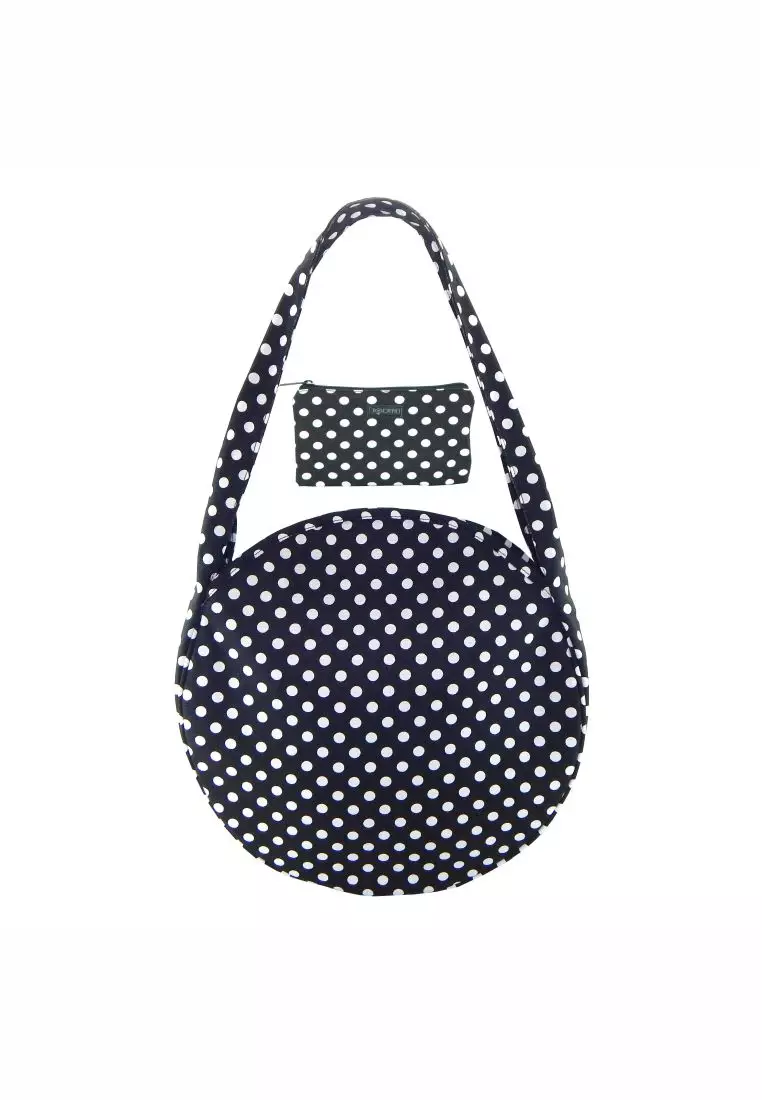 JODYAN Marui Polkadot Black Tote Bag