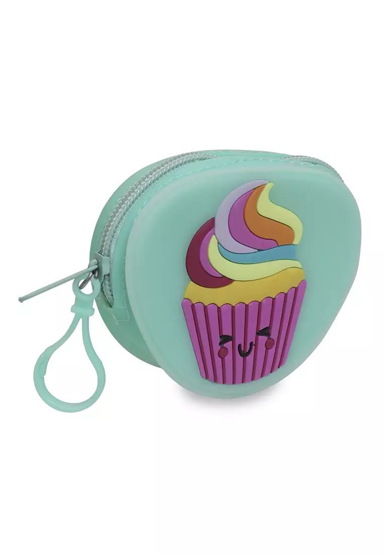 Fiore Dompet Coin Jelly Anak Wanita Motif Cupcake Kids Wallet Material Silicone - Tosca