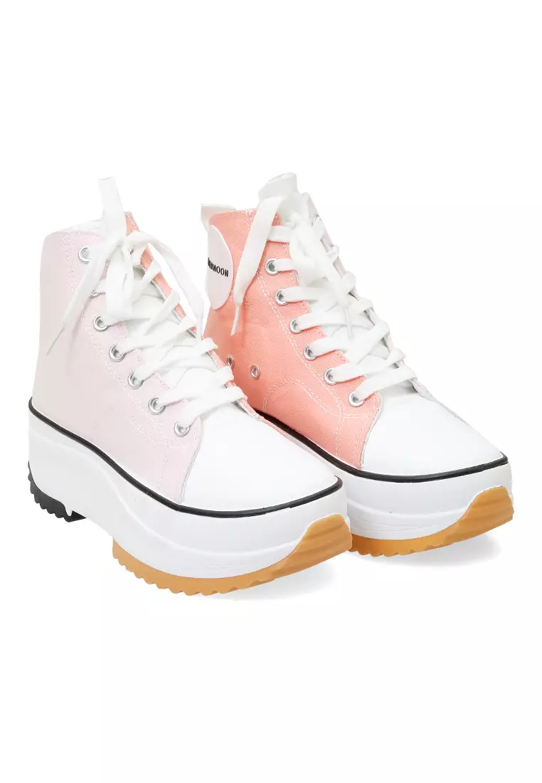 Sneakers Wanita Tali Ikat Design Stylish Premium High Quality - Pink