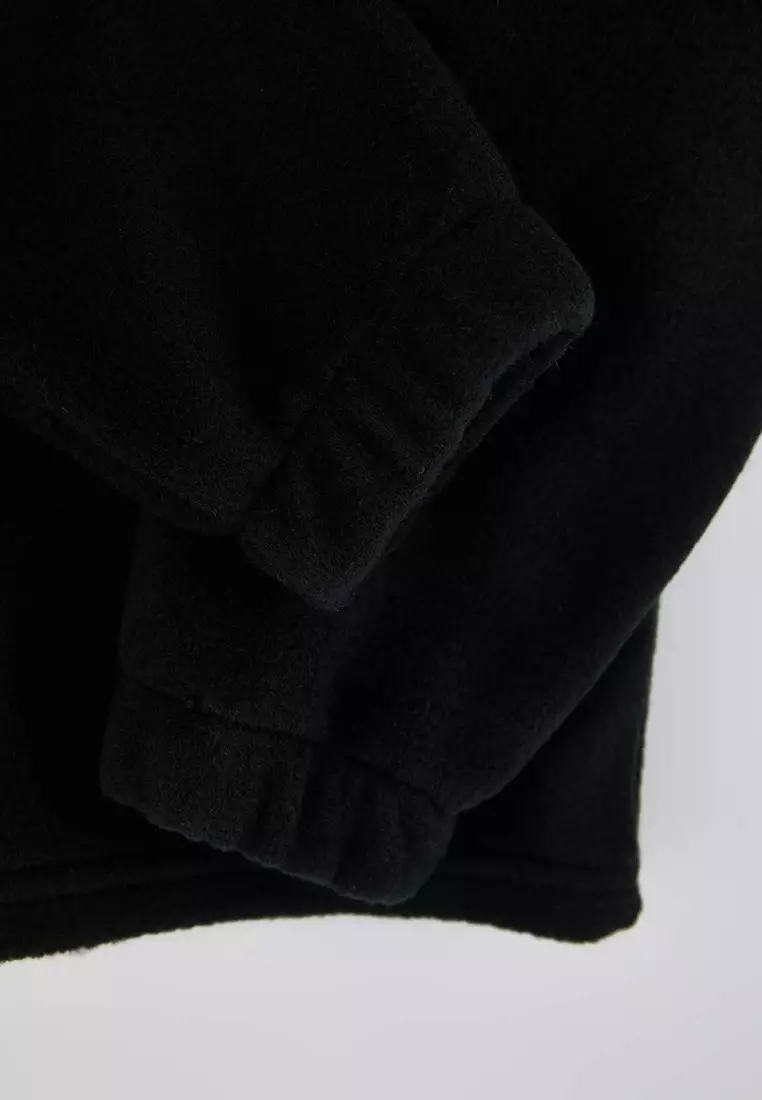 Fleece Half Zipper Unisex Sweatshirt