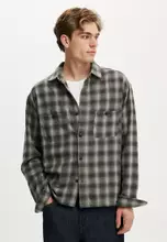 Charcoal Ombre Check