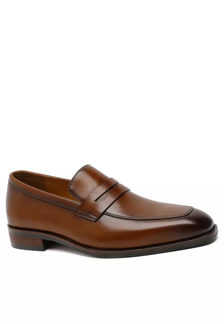 Discount on Twenty Eight Shoes  shoes - SKU: Grain Leather Penny Loafers Mk3193-1