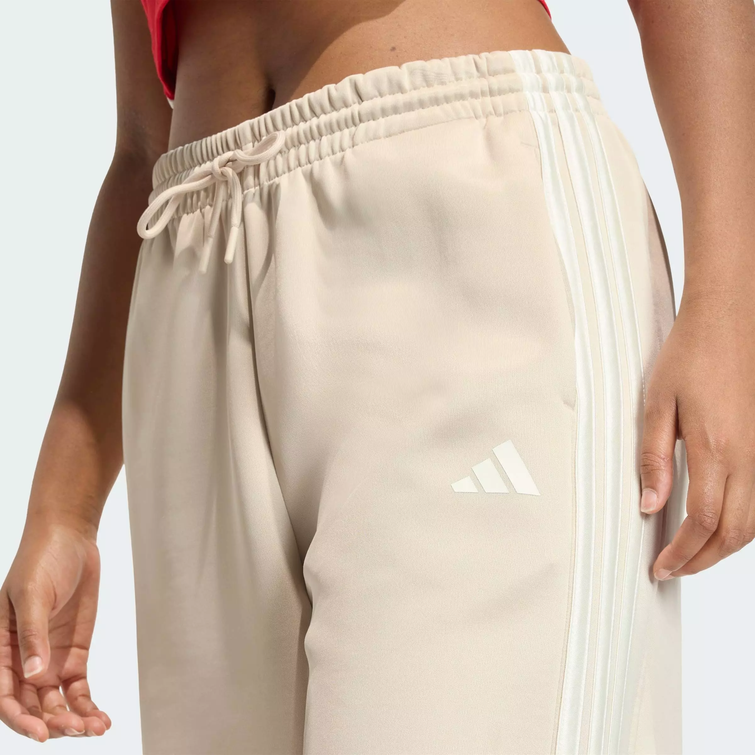 Lifestyle & Tennis Stadium 3-Stripes Track Pants Women Beige KB4950