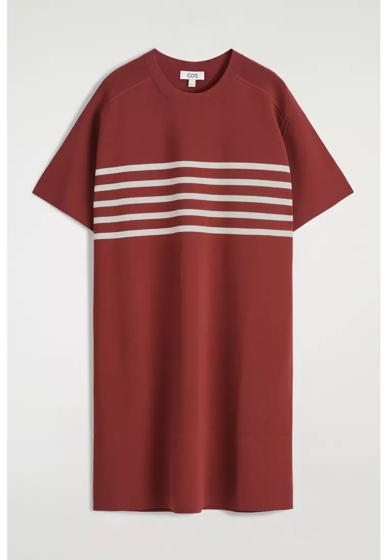 KNITTED T-SHIRT DRESS