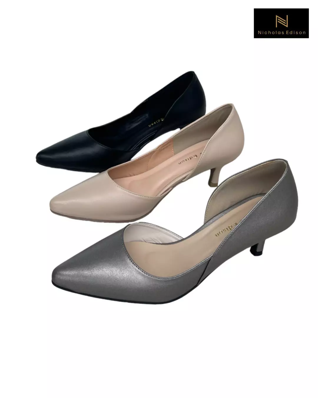 Nicholas Edison Heel cayla Grey