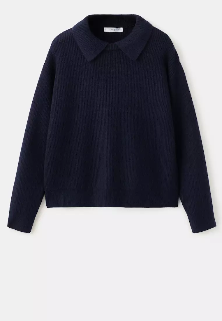 Knitted Polo-Neck Sweater