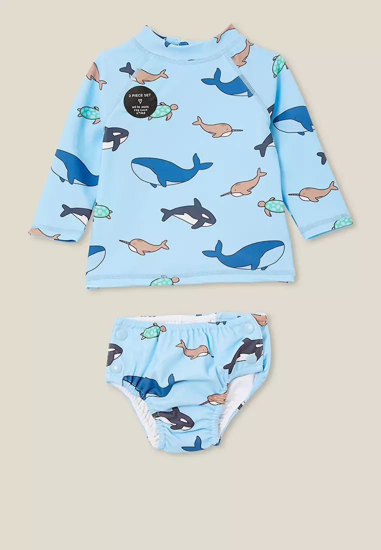 Freddie Rash Vest & Swim Nappy