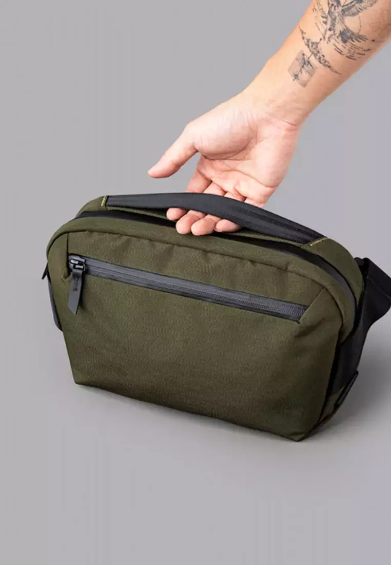 Alpaka Go Sling Mini V2 (Maglockz Buckle) - Army Green Axoflux