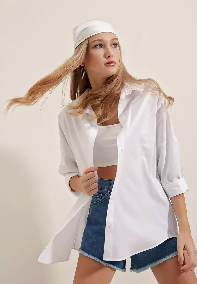 Oversized Long Sleeves Shirt