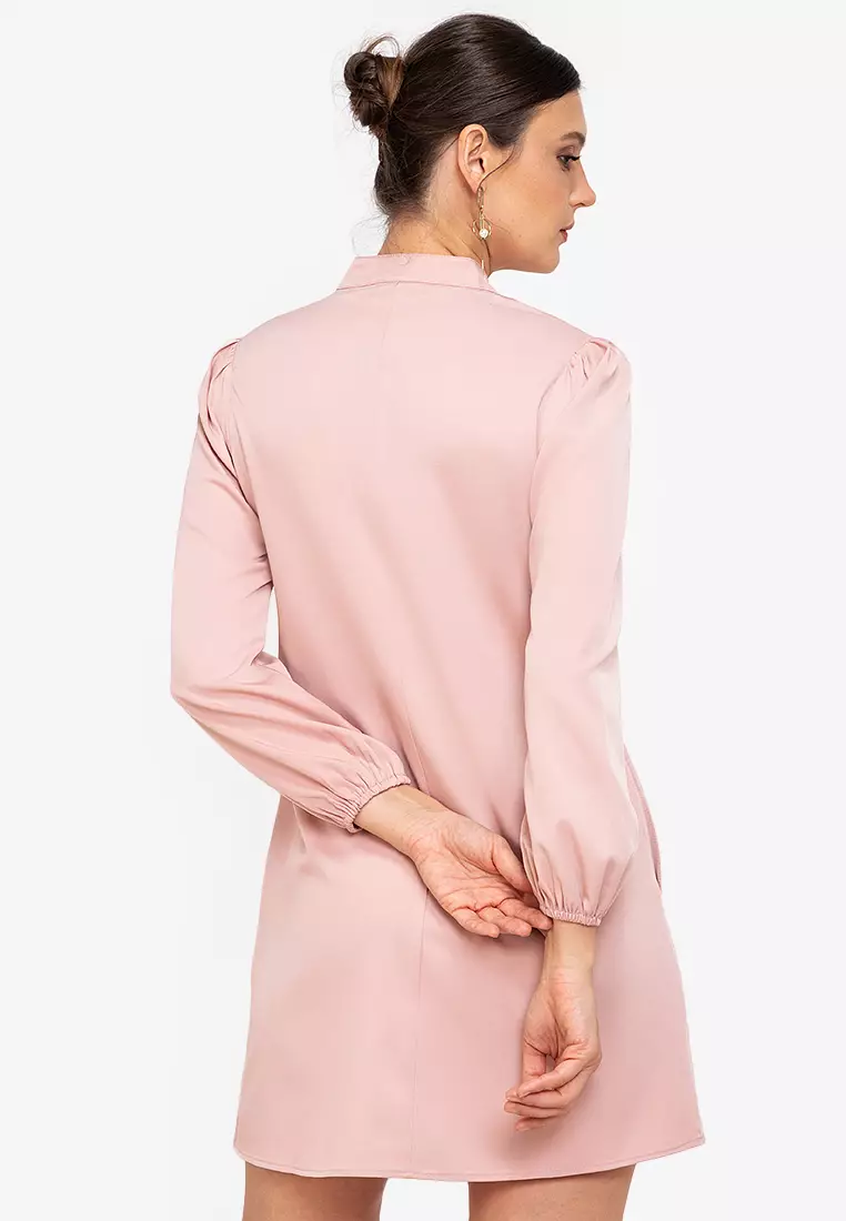 Zalora long hot sale sleeve dress