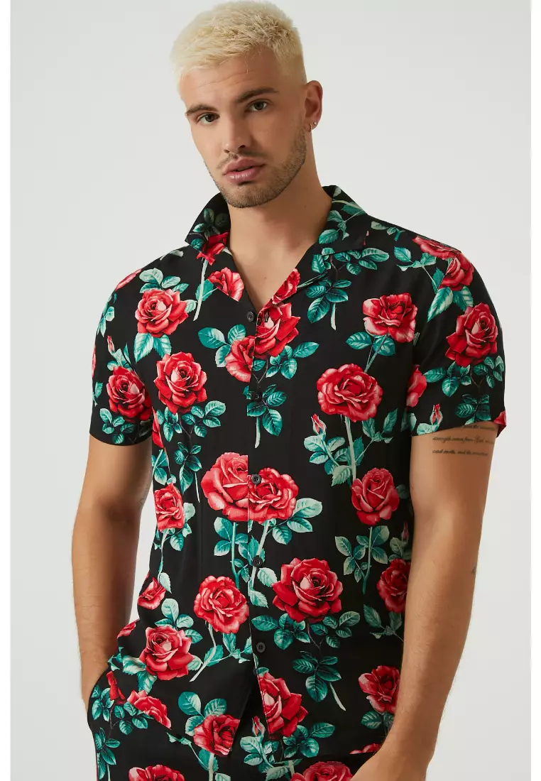Rose Print Shirt