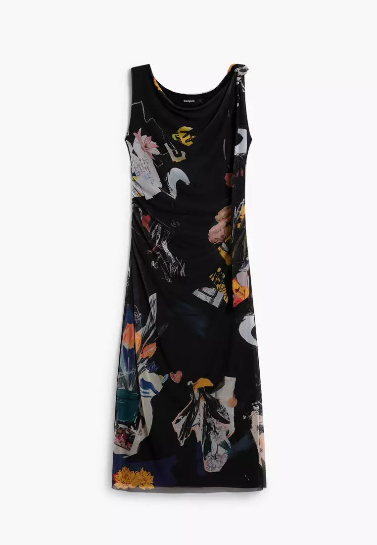 Midi dress collage