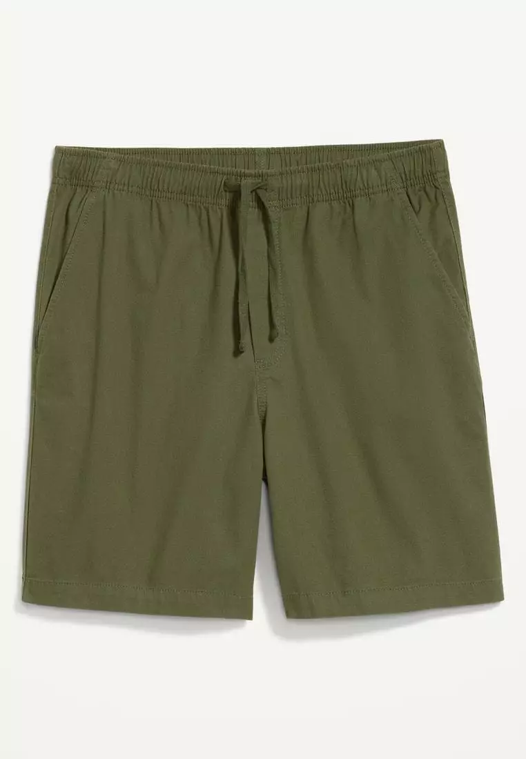 Twill Jogger Shorts -- 7-inch inseam