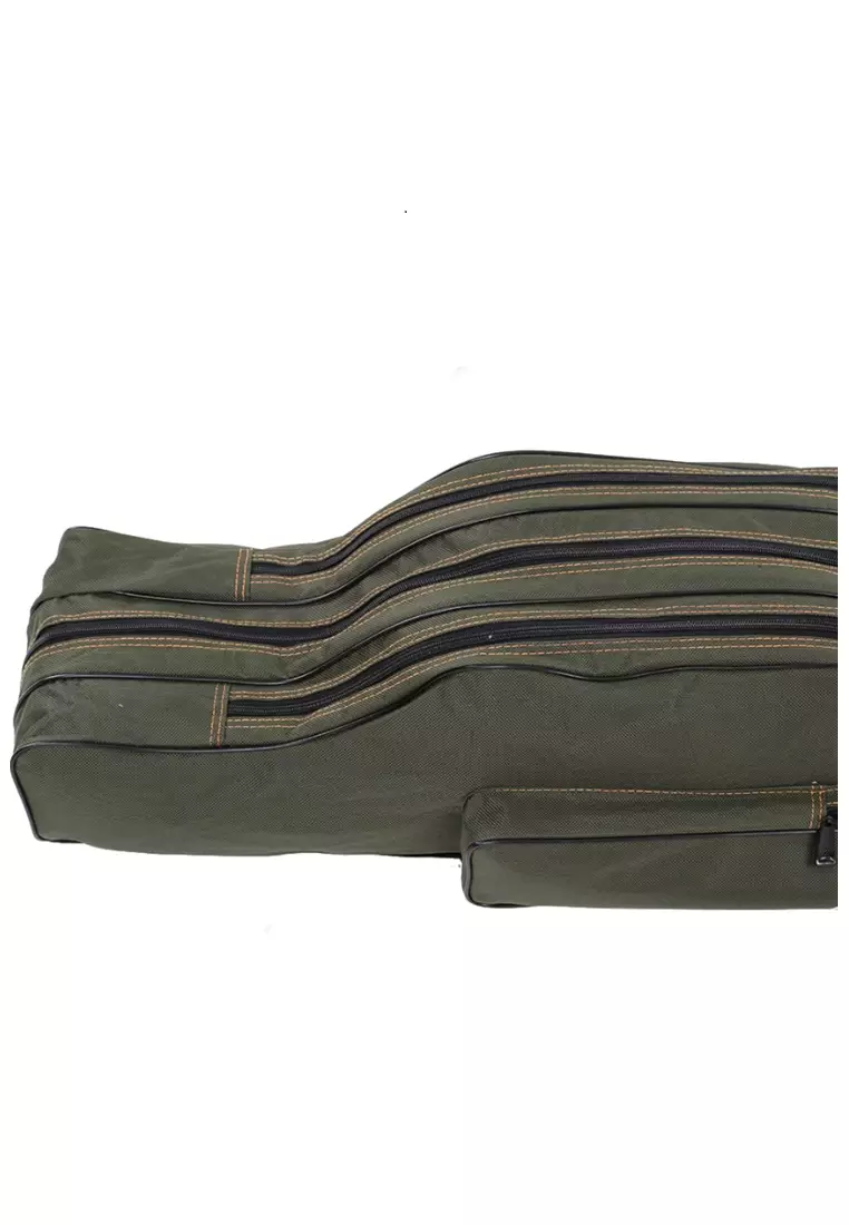 Frans Tas Pancing Joran Portable Fishing Carrying Bag 120 cm Material Canvas ORIGINAL - Green