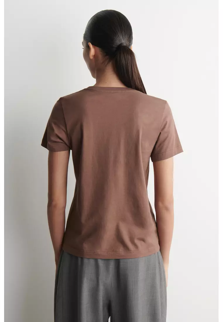 COTTON CREW-NECK T-SHIRT