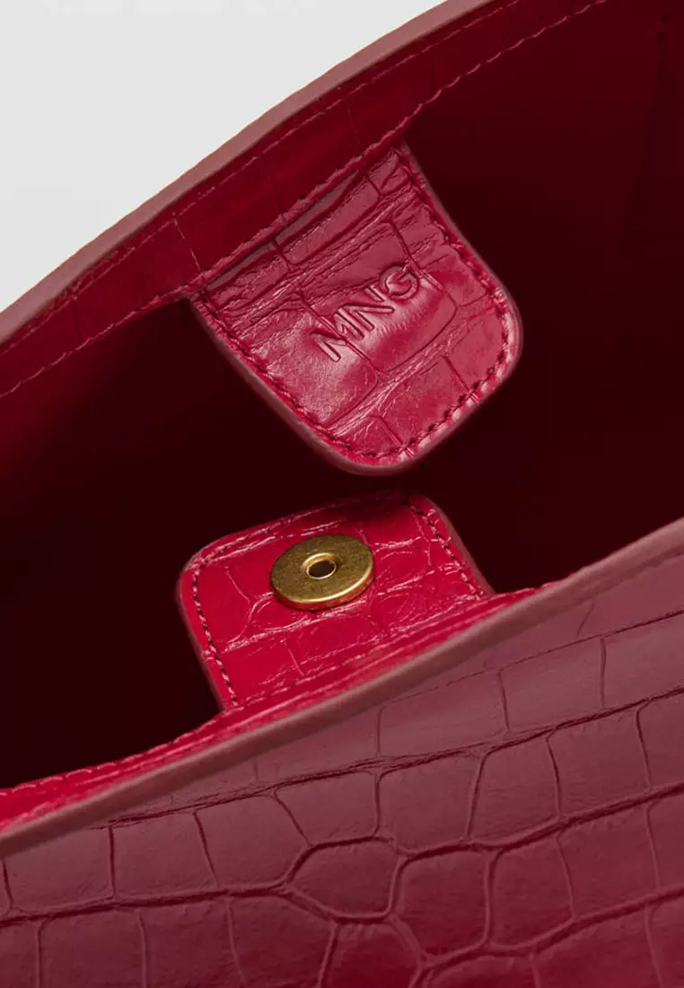 Buy Mango Croco-Effect Shoulder Bag 2026 Online | ZALORA Philippines