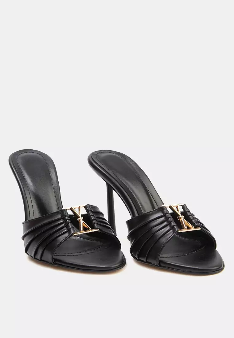 Metal Detail High Heels