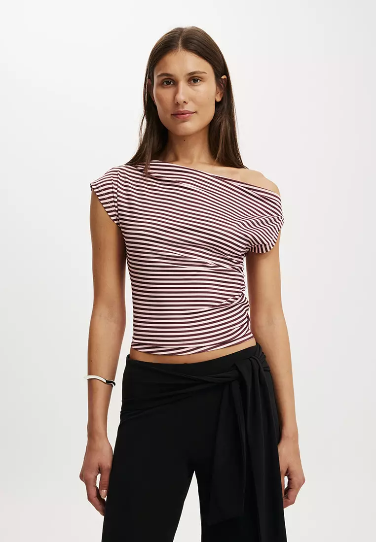 Georgie Off Shoulder Short Sleeves Top