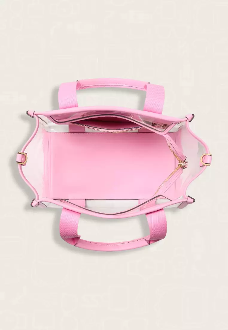 Kate Spade Kip Clear Small Tote Surf Pink