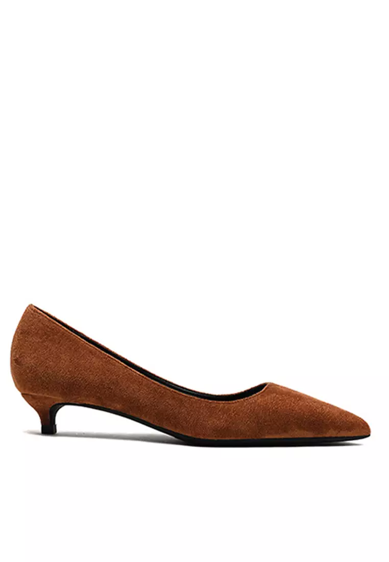 3CM Uniform Pointed High Heel Shoes HZL132