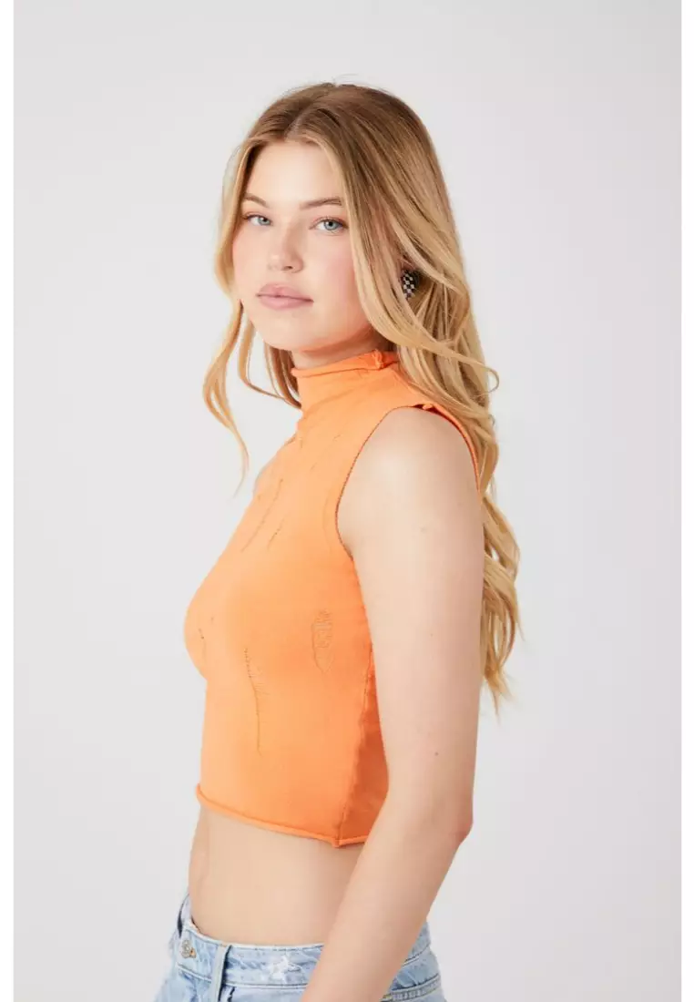 High neck tank top forever 21 top