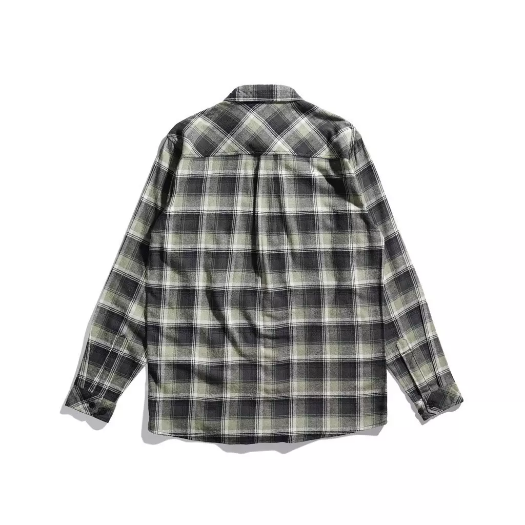 Lee Cooper Long Shirt Flannel Aldred Olive