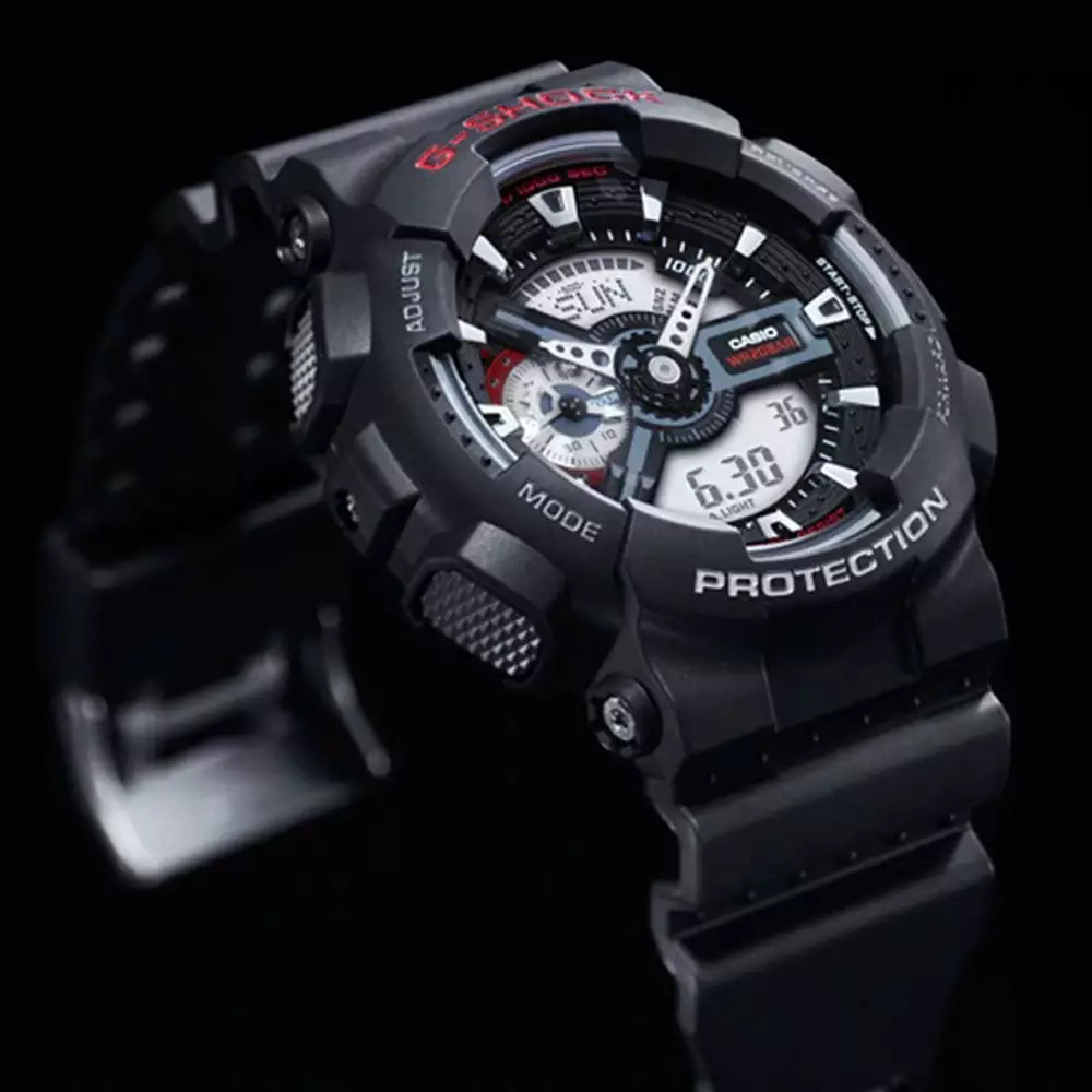 Casio G-Shock Magnetic Resistant Original Jam Tangan Pria GA-110-1ADR Waterproof