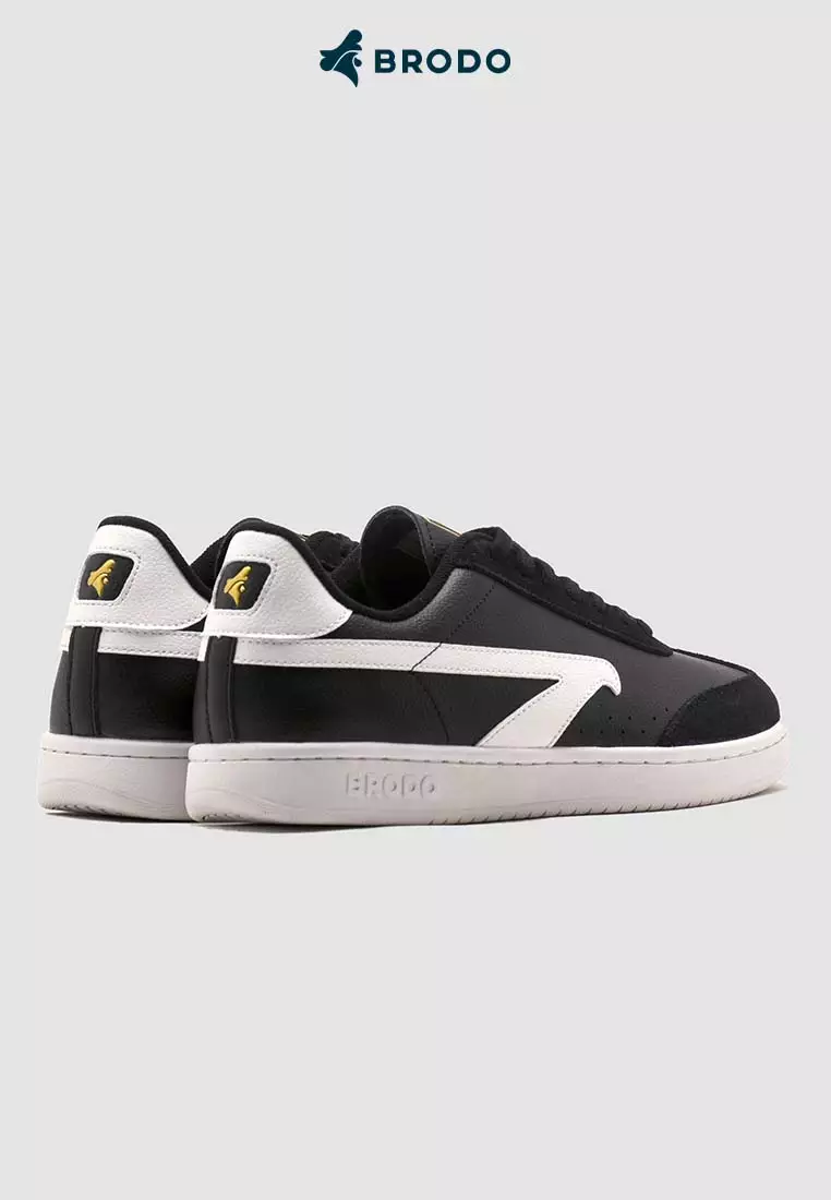 Jual Brodo Brodo Sneakers Ace Hooligan Black White Ws Original