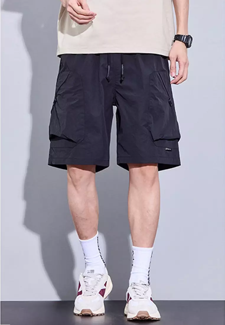 Drawstring Cargo Shorts