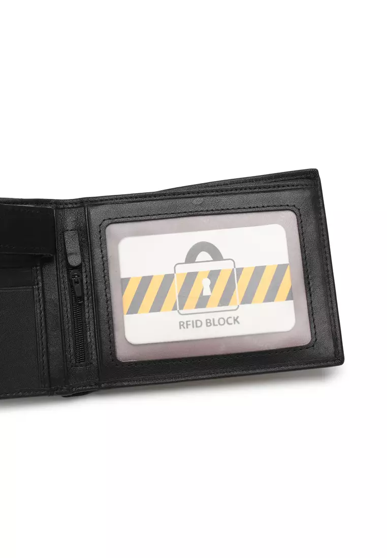 Men's Genuine Leather RFID Wallet (Dompet Pria Kulit Genuine RFID Blocking)
