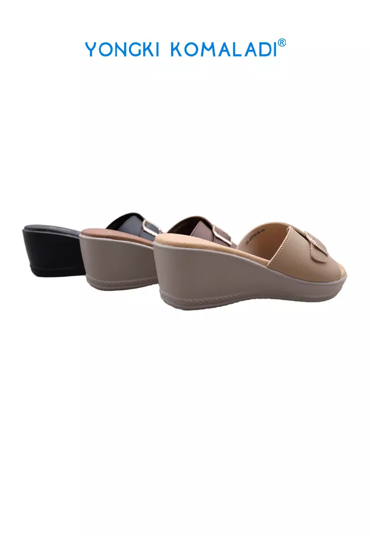 [ ORIGINAL ] YONGKI KOMALADI WEDGES OL-DYT610-24 COKLAT