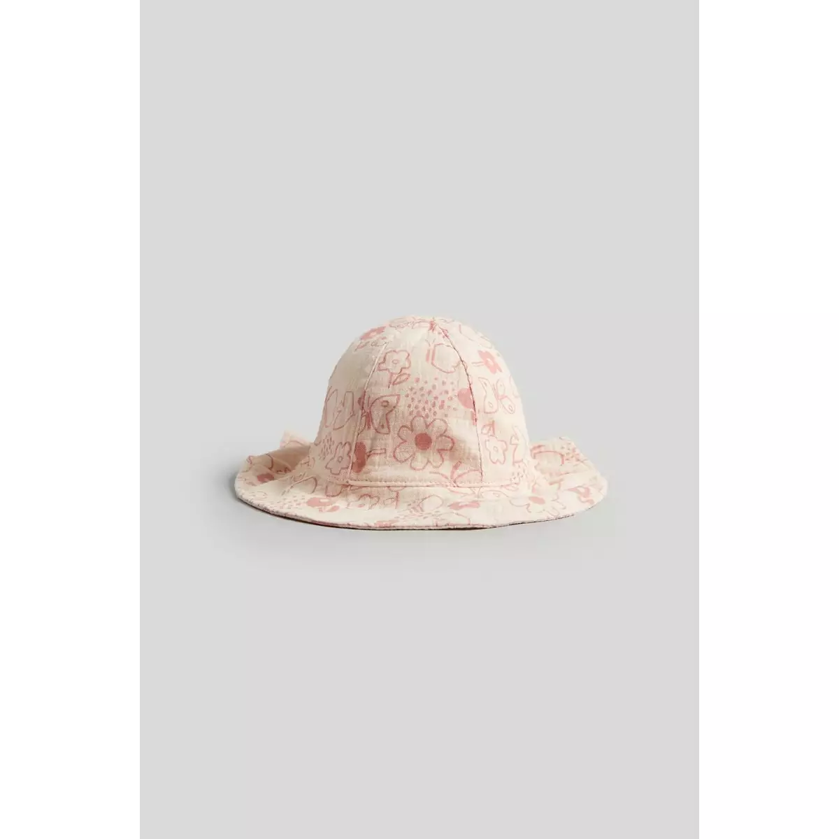 Mothercare Pink Floral UPF50+ Sun Hat - Topi Bayi Perempuan (Pink)