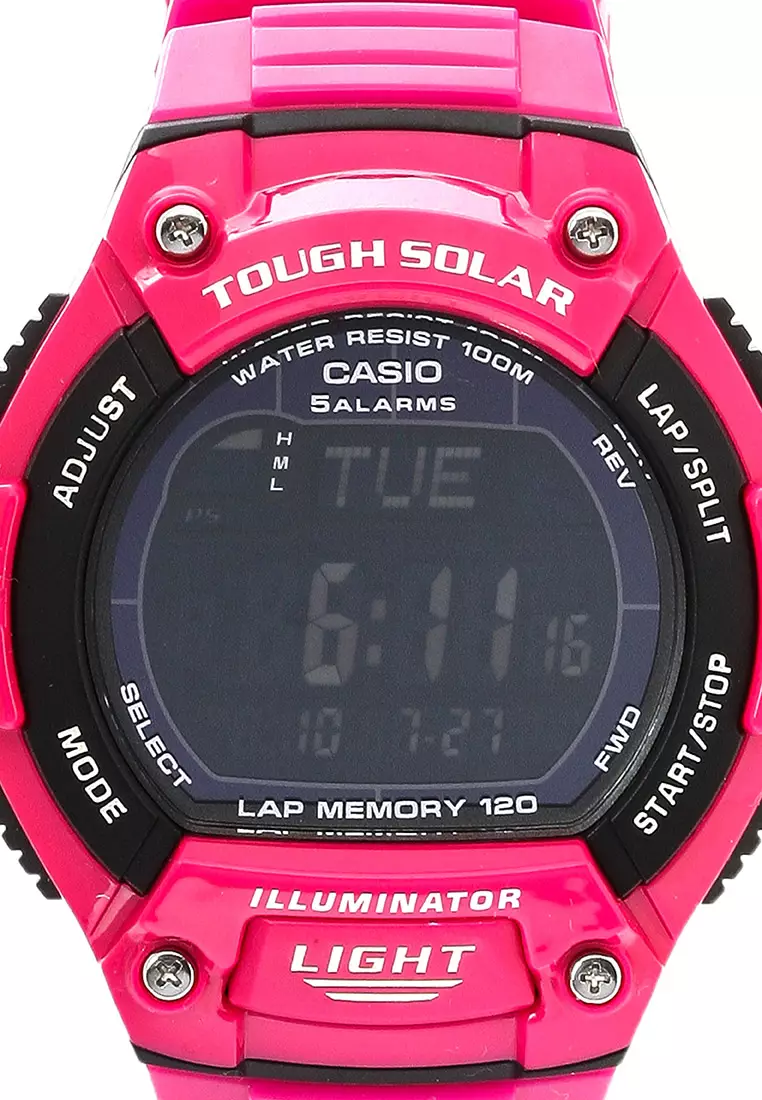 Solar Digital Watch W-S220C-4BVDF