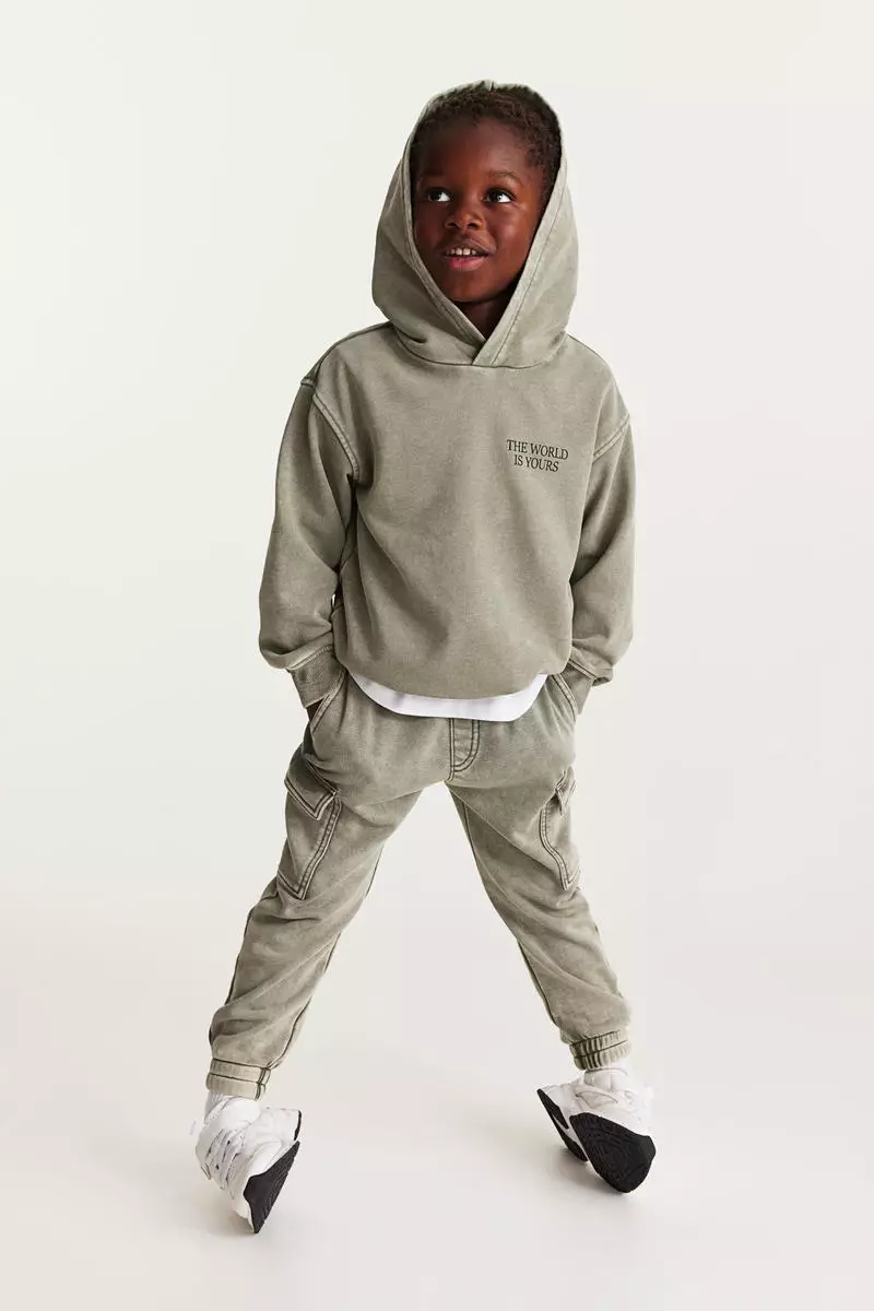 Buy H M Washed look cargo joggers Online ZALORA Malaysia
