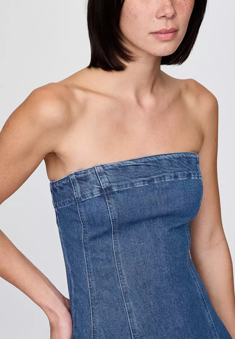 Fit & Flare Denim Dress