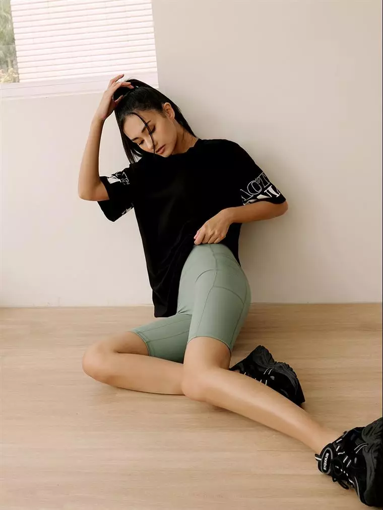 OB嚴選 小腰精．高腰側口袋彈力單車褲《KS1101》