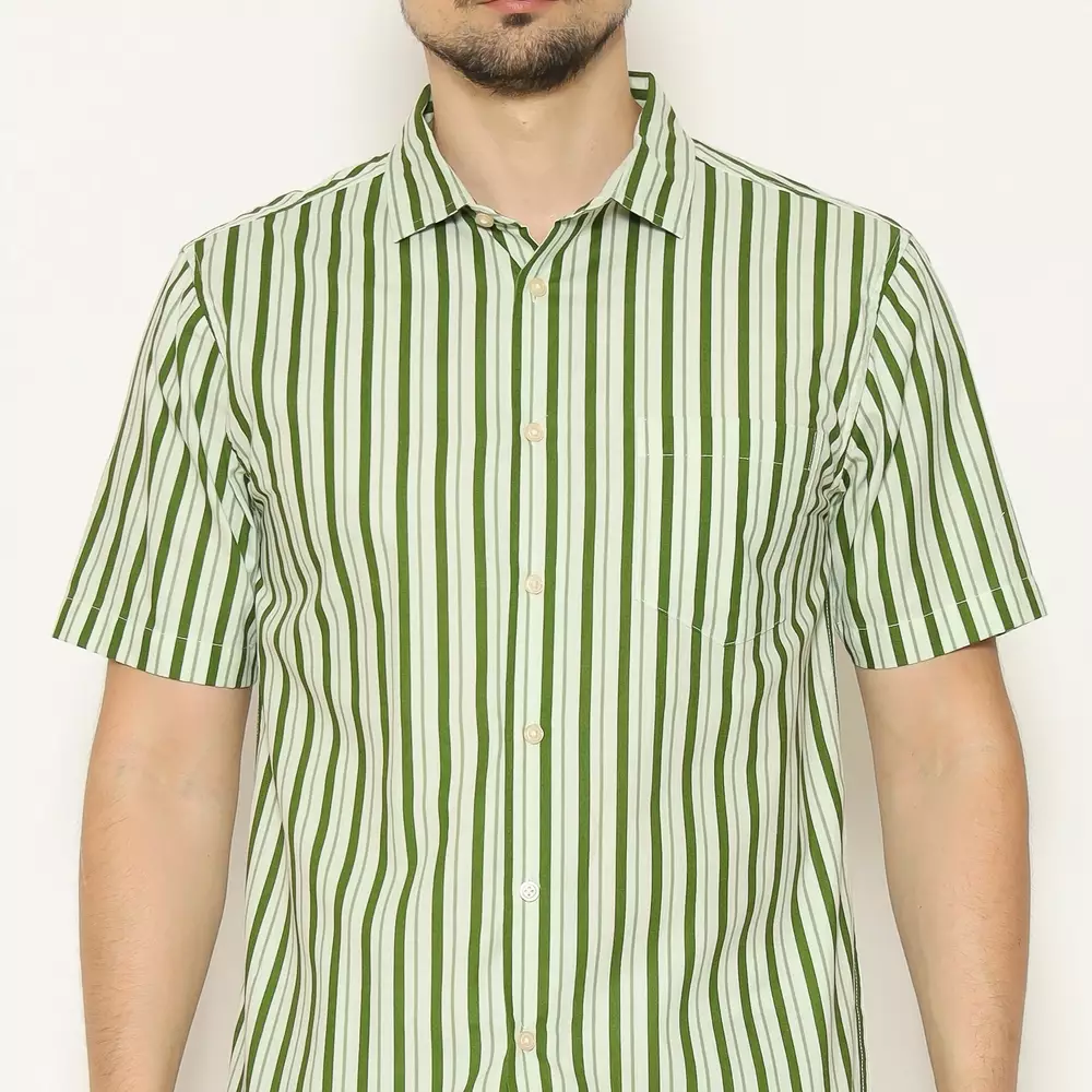 AMK Kemeja Pria Lengan Pendek SHP Diego S/S Olive