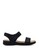 Louis Cuppers black Comfort Strap Sandals 91E9FSH67BFE9BGS_1