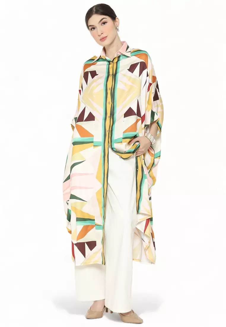 Kanzi Collared Kaftan