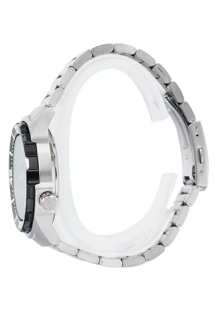 Alba Mechanical - Jam Tangan Automatic Pria - Silver Blue - Stainless Steel Bracelet - AL4415X1