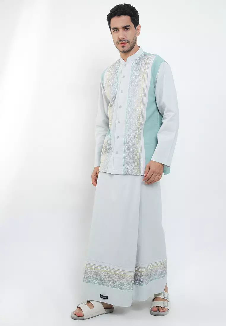 Deep Aqua Long Baju Koko