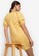 ZALORA WORK yellow Puff Sleeve Dress F56A2AA5801478GS_2