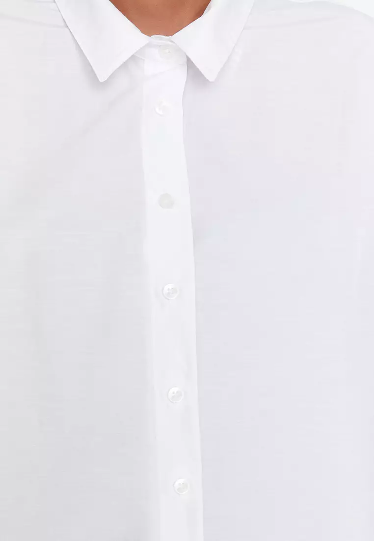 Loose Fit Cotton Woven Shirt