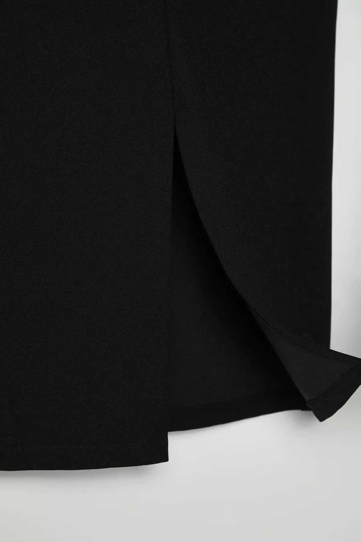 Crew Neck Crepe Knit Plus Size Dress